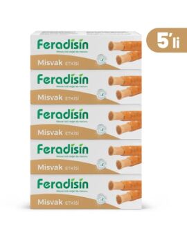 Feradisin Misvak Özlü Diş Macunu  5li Set