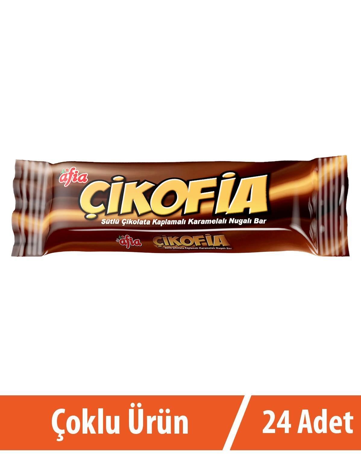 Afia Çikofia Sütlü Çikolata Kaplamalı Bar 24x40 Gr