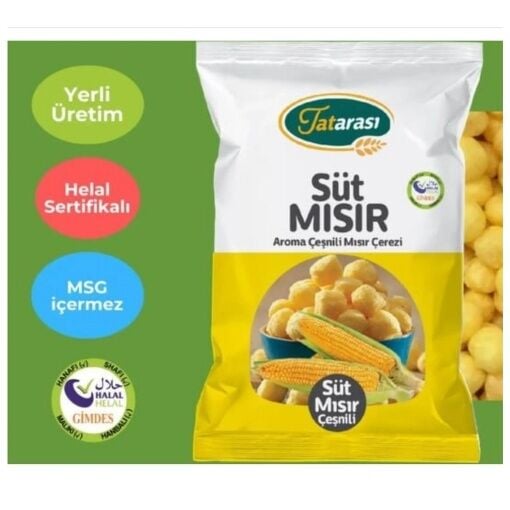 Tatarası Süt Mısır Çeşnili Mısır Cipsi 40 Gr