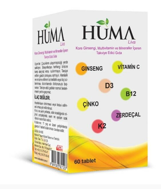 Huma Liva Multivitamin 60 Tablet