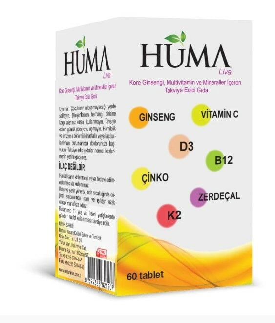 Huma Liva Multivitamin 60 Tablet