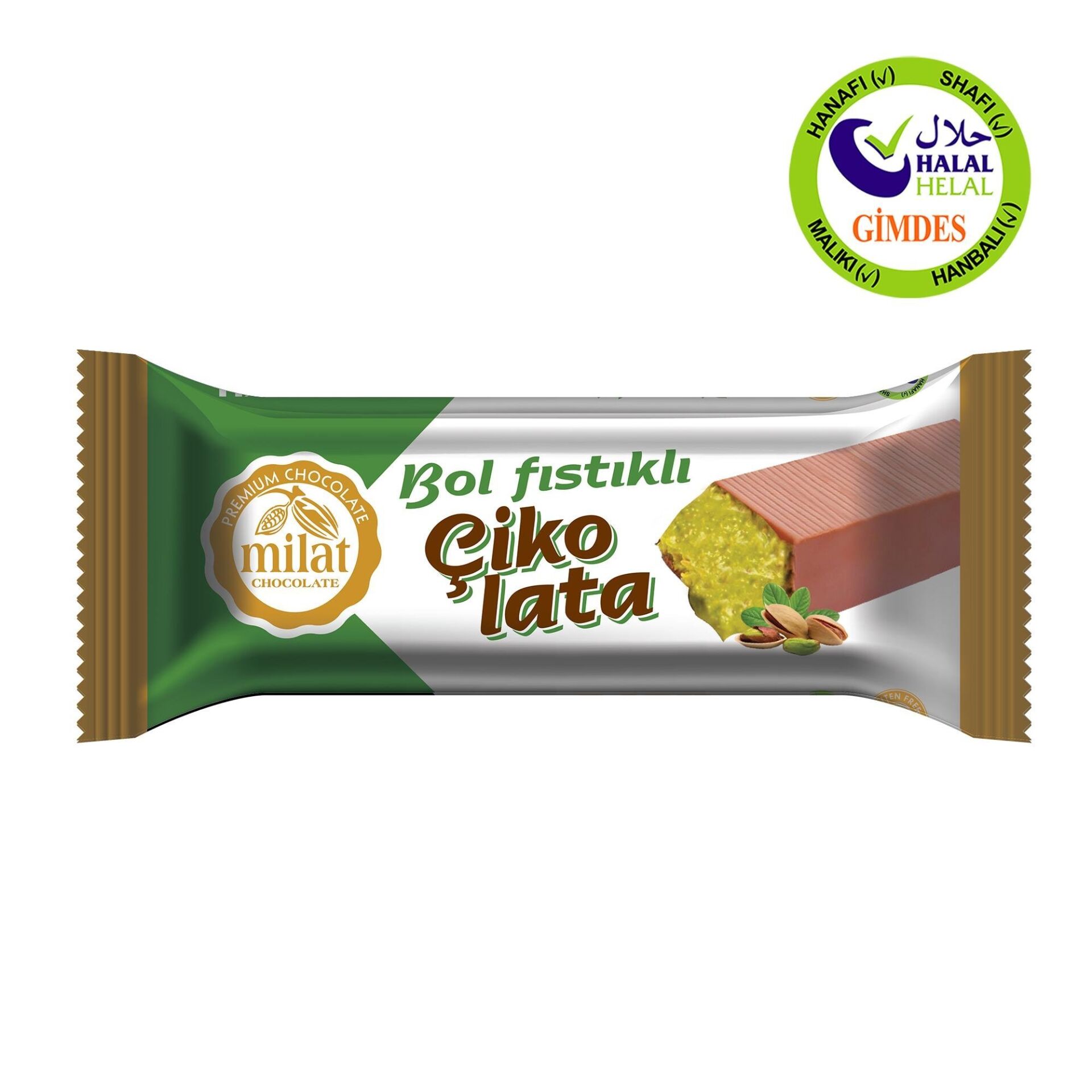 Milat Krema Dolgulu Dubai Stili Bol Fıstıklı Çikolata 25 g