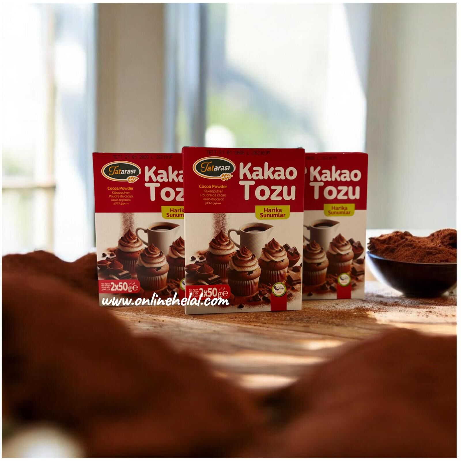 Tatarası Kakao Tozu 100gr* 3lü Set