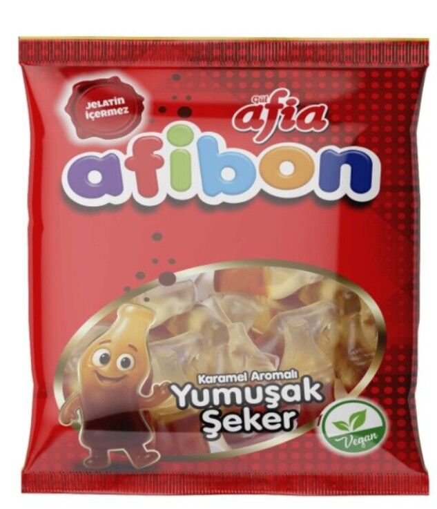 Afia Afibon Karamel Aromalı Yumuşak Şeker 80 Gr*2 adet