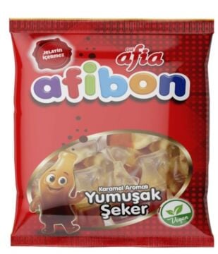 Afia Afibon Karamel Aromalı Yumuşak Şeker 80 Gr*2 adet