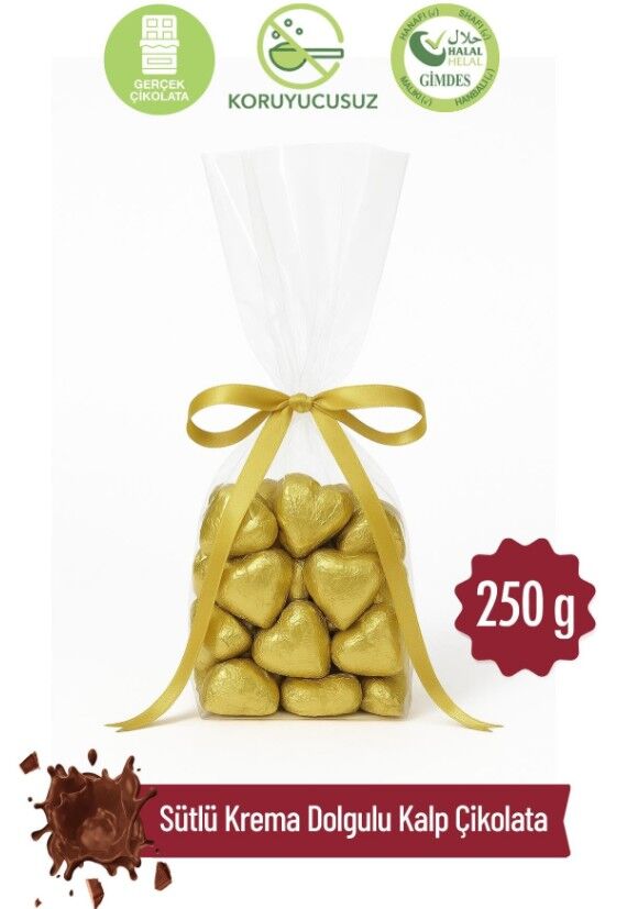 Milat Altın Sargılı Special Sütlü Kalp Çikolata 250 g
