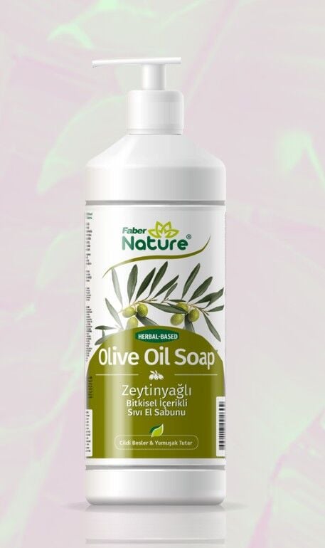 Faber Naturex Bitkisel İçerikli Zeytinyağlı Sıvı El Sabunu 1LT