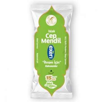 Exeri Islak Cep Mendil (15 Lİ) 1 Adet