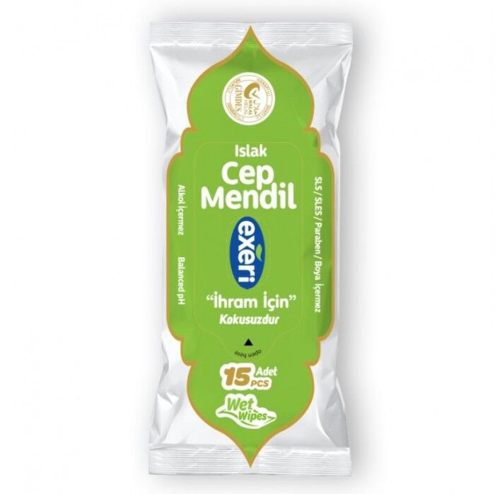 Exeri Islak Cep Mendil (15 Lİ) 10  Adet