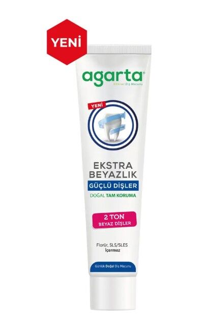 Agarta Doğal Ekstra Beyazlık Güçlü Dişler Diş Macunu 75 Ml