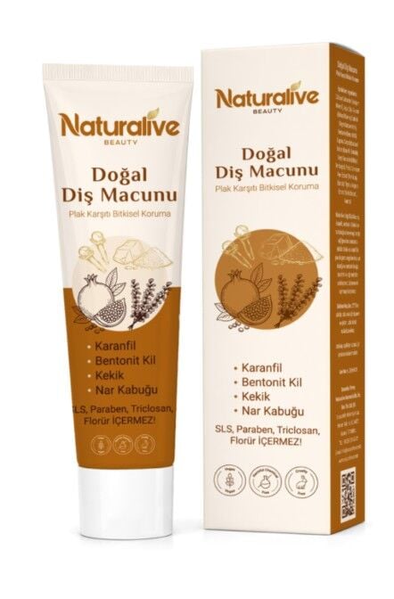 Naturalive Karanfilli Doğal Diş Macunu 100ml
