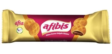 Afia Afibis Kakao Krema Dolgulu Bisküvi 75 Gr.