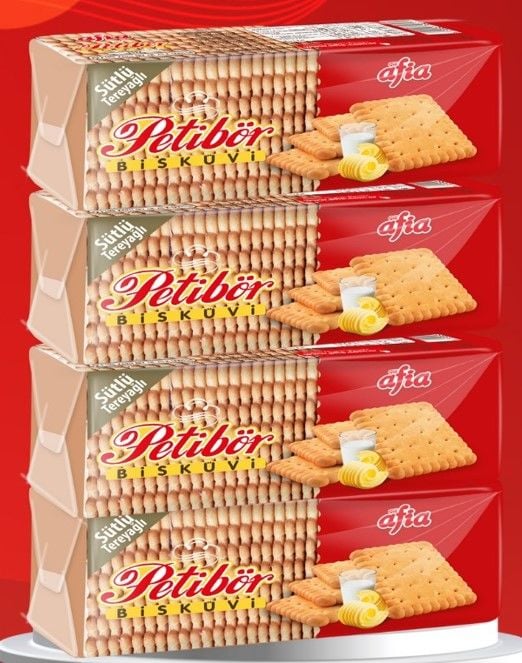 Afia Sade Petibör Bisküvi 180Gr- 4'lü Set