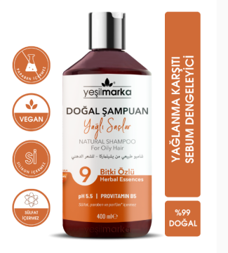Yeşilmarka Doğal Şampuan Yağlı Saçlar 400 ml