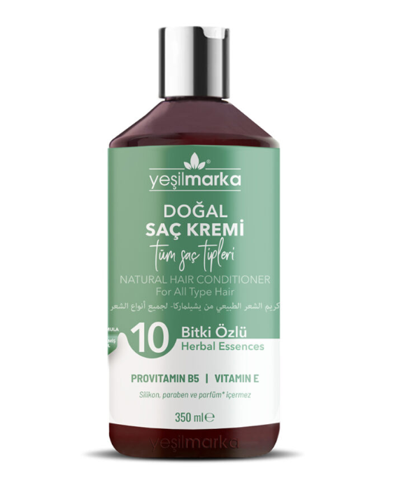 Yeşilmarka Doğal Saç Kremi  Tüm Saç Tipleri İçin 350ml