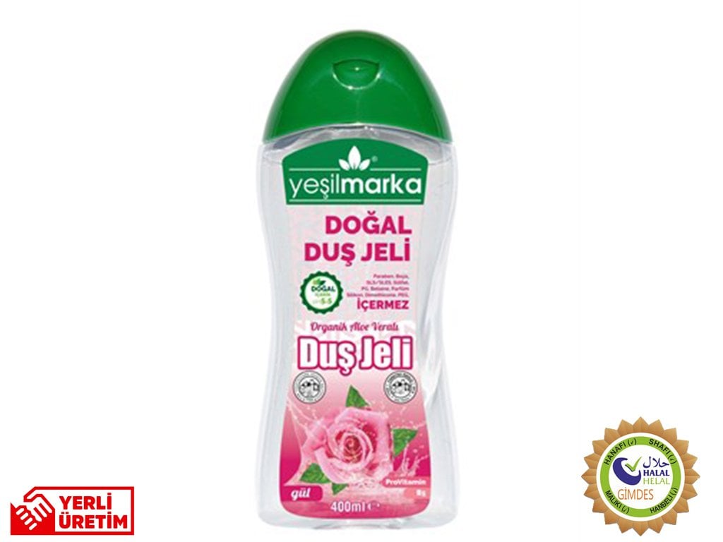 Yeşilmarka Doğal Duş Jeli Güllü 400 ml