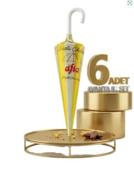 Afia Şemsiye Çikolata 6x25 Gr