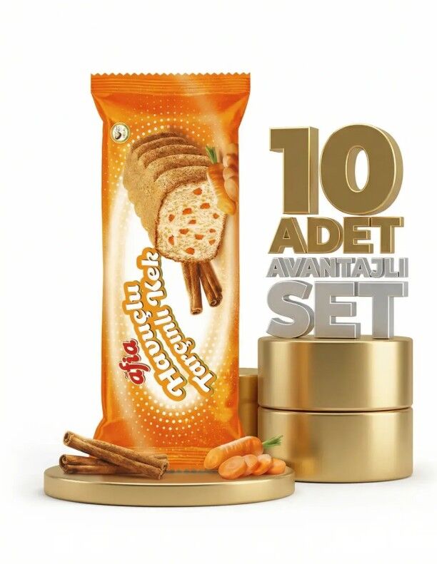 Afia Havuç Tarçınlı Kek 10x40 Gr