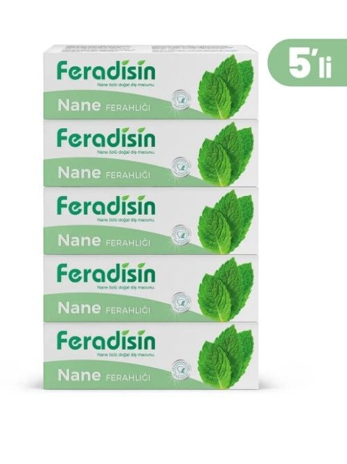 Feradisin Nane Özlü Diş Macunu 5li Set