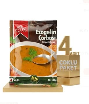 Afia Ezo Gelin Çorbası 80 Gr 4lü Set