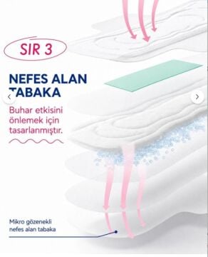 Angels secret Gece Süper Emici Ultra İnce Anyonlu Hijyenik Ped 4lü