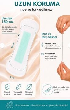 Angels secret Günlük Ultra İnce pamuksu Anyonlu Hijyenik Ped 4lü Set