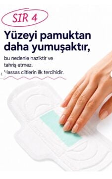 Angels secret Gündüz Süper Emici Ultra İnce Anyonlu Hijyenik Ped 4Lü