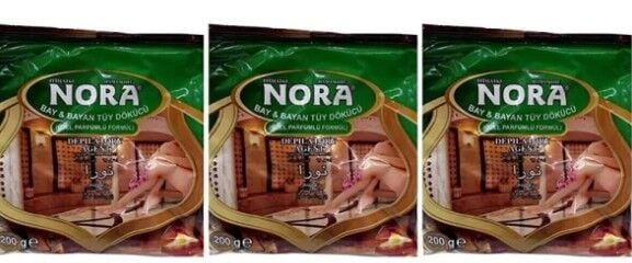 Nora Tüy Dökücü Hamam Otu Tozu 200 Gr*3 Adet