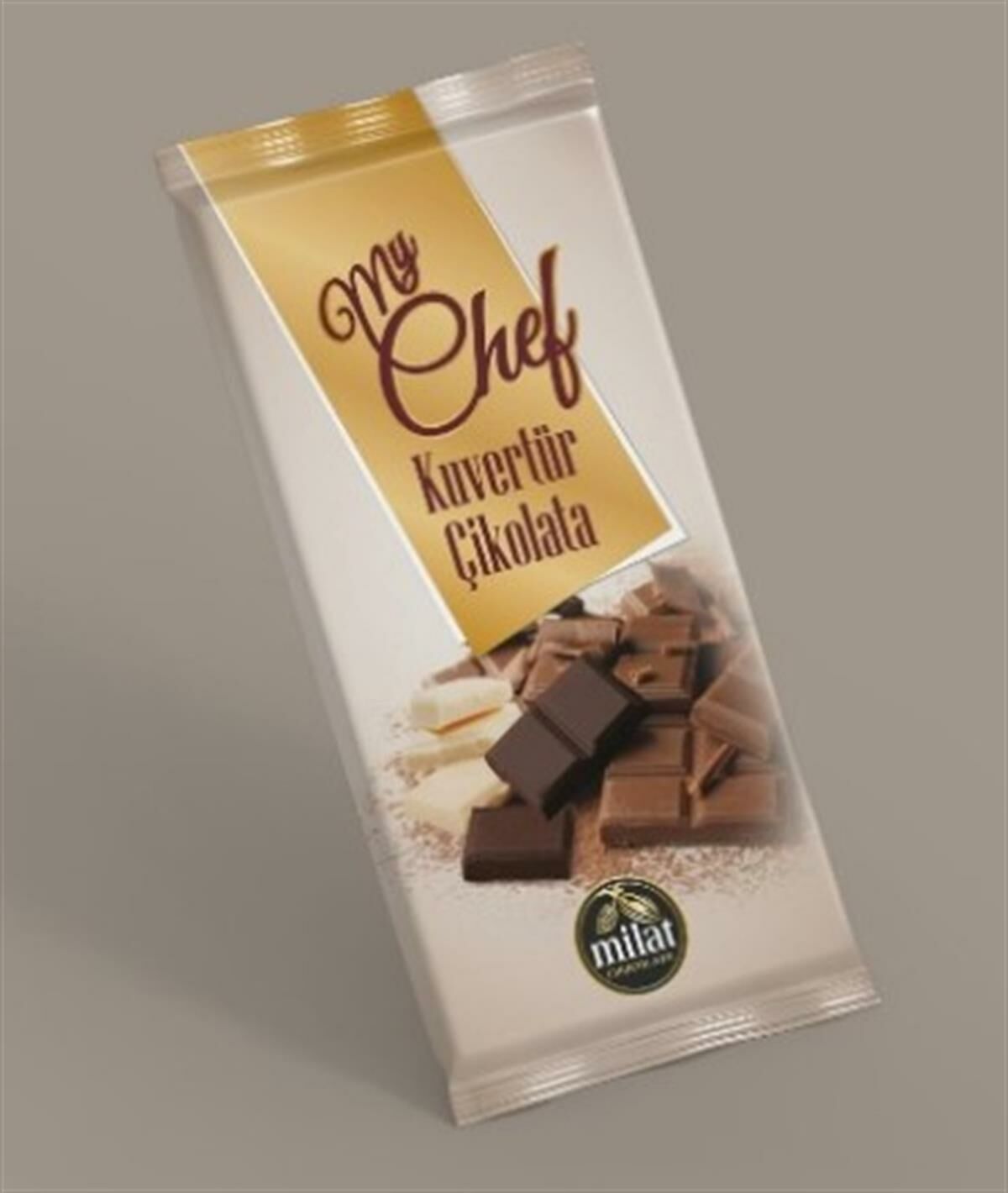 Milat My Chef Bitter Kuvertür Çikolata 200 Gr