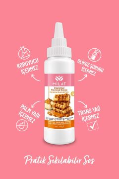 Milat Karamel Aromalı Tatlı Sos 300 g - Waffle & Krep & Pankek & Tatlı & Dondurma Sosu