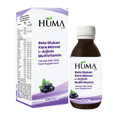 Huma Liva Beta Glukan Kara Mürver L-Arjinin Multivitamin 200 ml