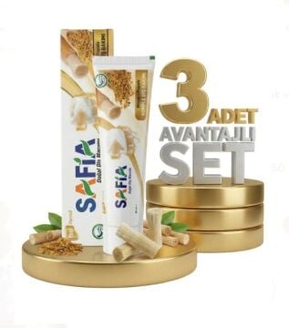 Safia Diş Macunu Misvak ve Propolis 3x60 ml