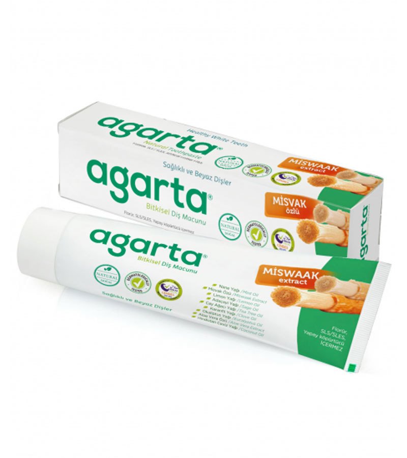 Agarta Doğal Diş Macunu Misvak Özlü 100 ml