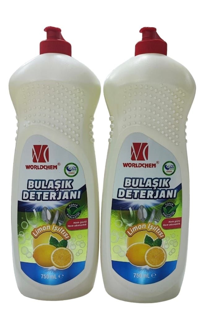 Worldchem Elde Bulaşık Deterjan 750ML* 2li Set