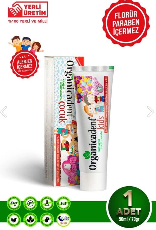 Organicadent Doğal Çocuk Diş Macun 70gr