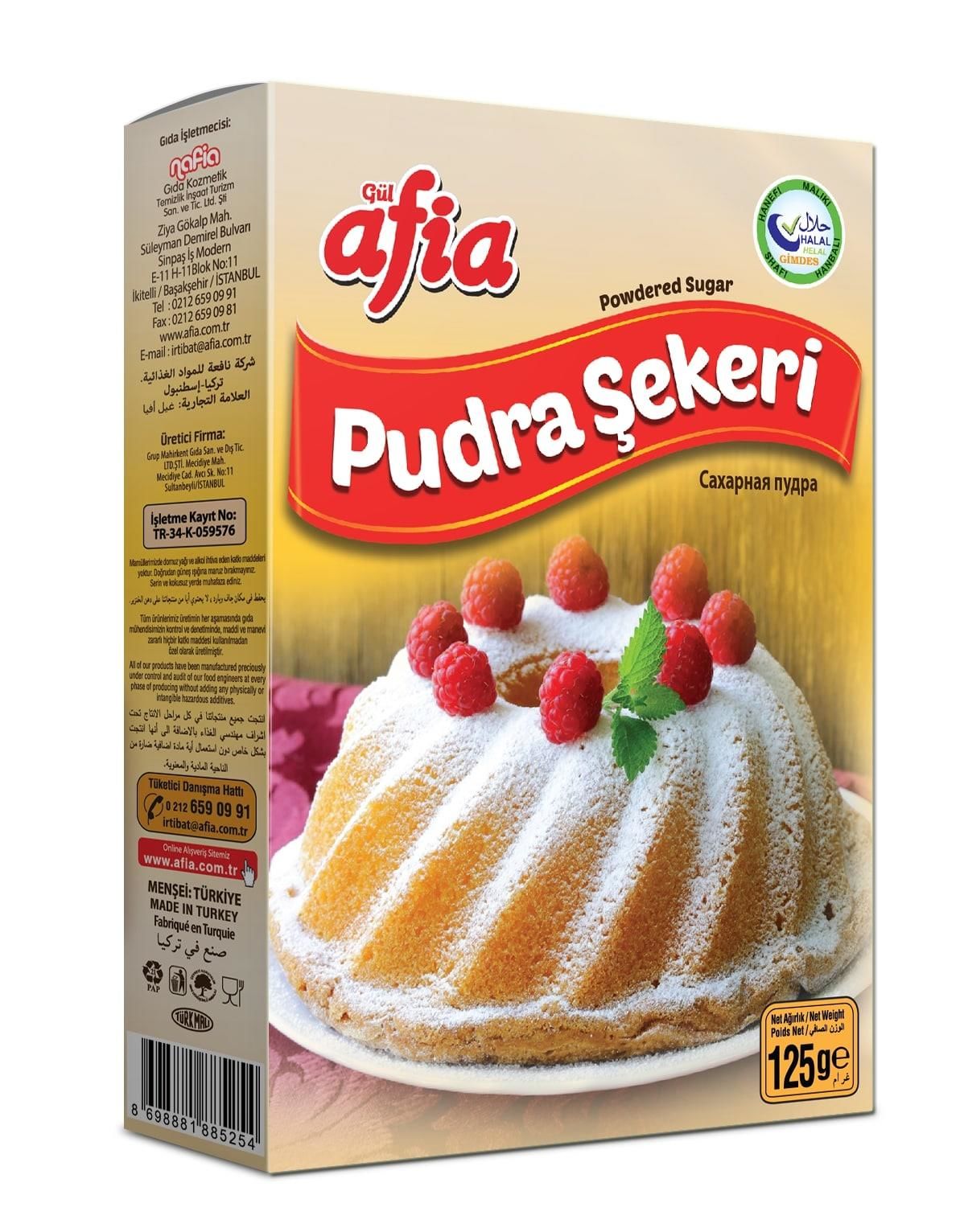 Afia Pudra Şekeri 125 Gr.