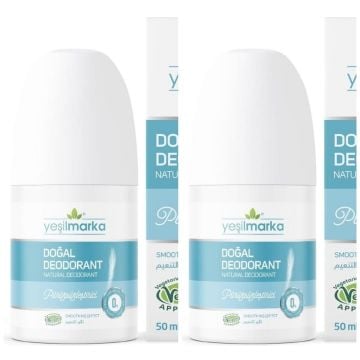 Yeşilmarka Doğal Deodorant – Pürüzsüzleştirici (Tüy Azaltıcı) 50ml*2li Set