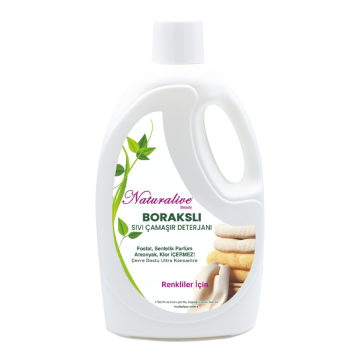 Naturalive Renkliler İçin  Çamaşır Makinesi Deterjanı 2.5lt