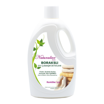 Naturalive Renkliler İçin  Çamaşır Makinesi Deterjanı 2.5lt