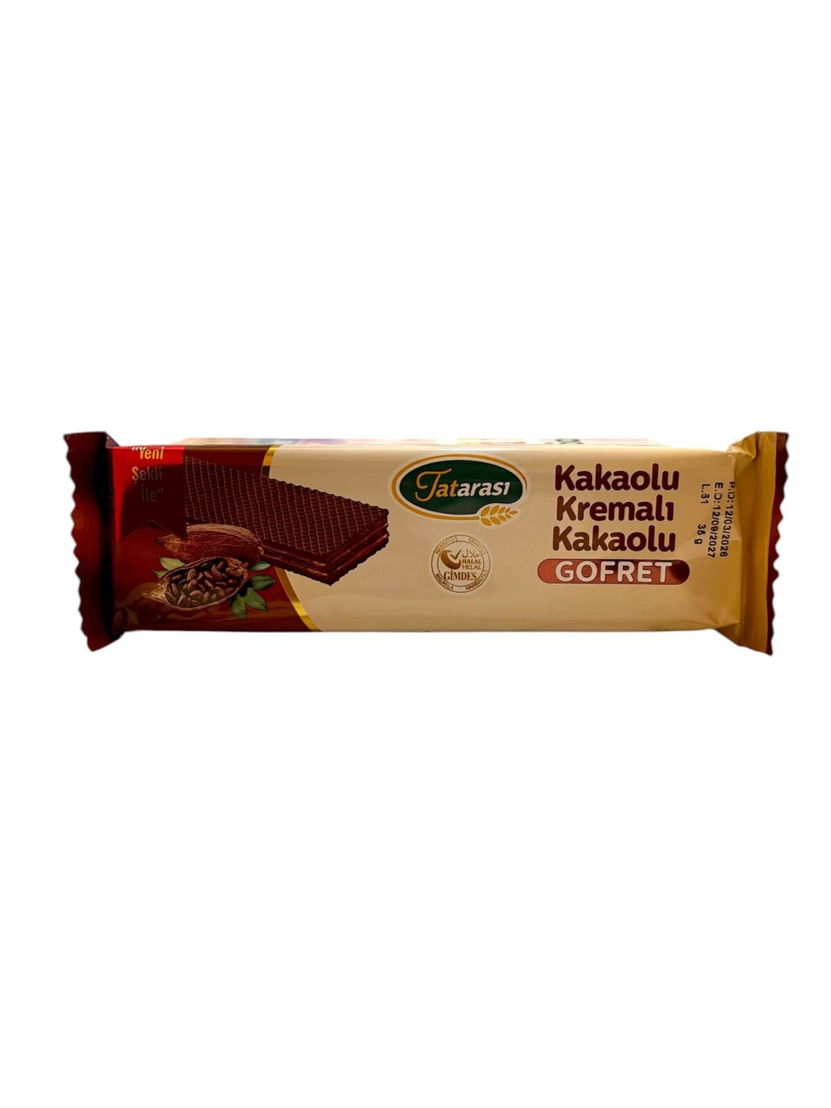 Tatarası Kakao Kremalı Gofret 35gr