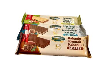 Tatarası Fındıklı Kakao Kremalı Gofret 35gr 3lü Set