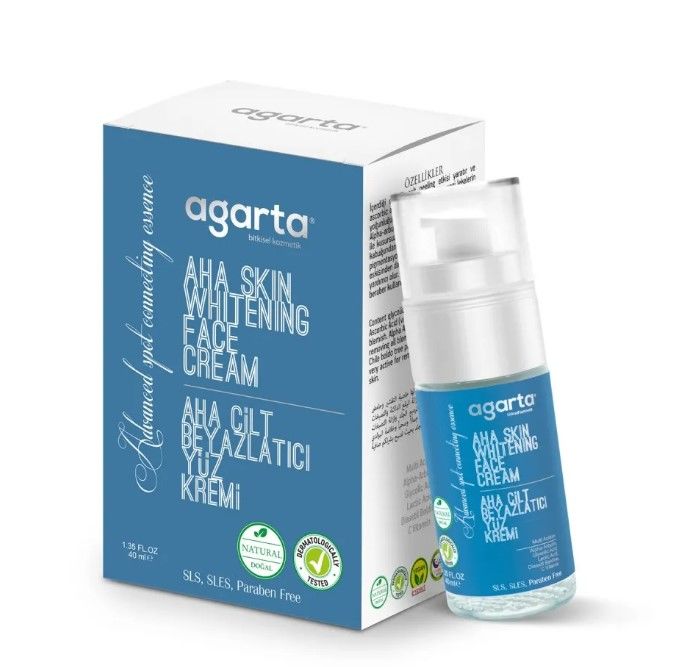 Agarta Doğal Cilt Yenileme Kremi Cilt Beyazlatıcı Leke Giderici 40 Ml
