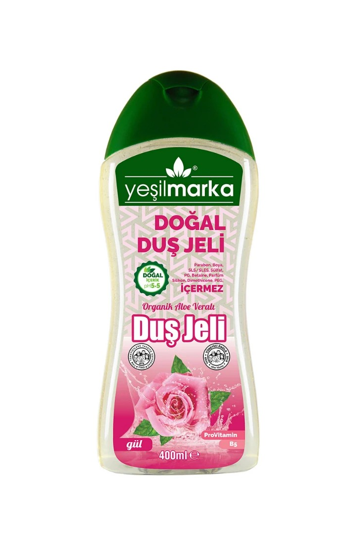 Yeşilmarka Doğal Duş Jeli Gül 400 ml