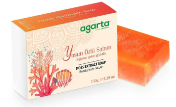 Agarta El Yapımı Doğal Yosun Özlü Sabun 150gr