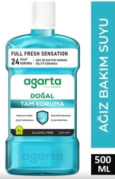 Agarta Ağız Bakım Suyu Tam Koruma Alkolsüz 500 Ml