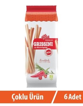 Afia Grissini Acı Biberli 6x60 Gr