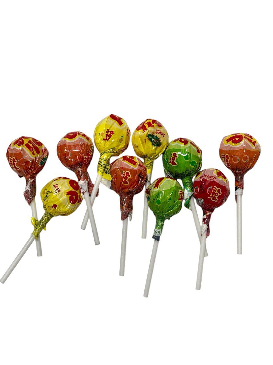 Tatarası Karışık Meyveli Lolipop Şeker 14 gr 10lu Set