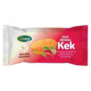 Tatarası Çilek Aromalı Kek 50 Gr