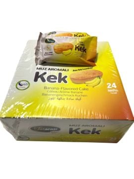 Tatarası Muz Aromalı Kek 50 Gr 24lü Kutu