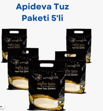 Apideva Çankırı Kaya Tuzu 1kg*5li Set